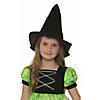 Black and Green Witch Girl Child Halloween Costume - Small Image 2