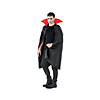 Black and Red Vampire Cape Boy Child Halloween Costume - Large Image 1
