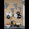Black & White Checkered Flag 11" Latex Balloons - 48 Pc. Image 2