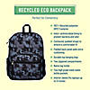 Black Camo Recycled Eco Backpack Image 1