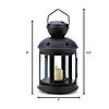 Black Colonial Candle Lantern 5X5X9.5" Image 3