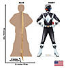 Black Power Ranger Life-Size&#160;Cardboard&#160;Cutout Stand-Up Image 1