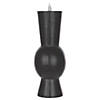 Black SimpluProper Led Designer Candle W/4 And 8 Hr Timer (Set Of 2) 3.5" X 9.25"H WaProper/Plastic Image 1