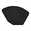 Black Solid Wedge Table Placemat (Set Of 6) Image 1