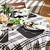 Black Solid Wedge Table Placemat (Set Of 6) Image 1