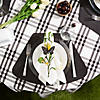 Black Solid Wedge Table Placemat (Set Of 6) Image 2
