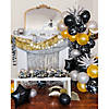 Black with Silver Stars 11" Latex Balloons - 24 Pc. Image 3