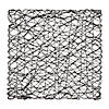 Black Woven Paper Square Placemat (Set Of 6) Image 1