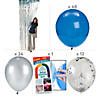 Blue & Silver Balloon Backdrop Decorating Kit - 87 Pc. Image 1
