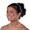 Blue Awareness Ribbon Tattoo Stickers - 12 Pc. Image 1