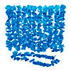 Blue Flower Plastic Leis - 12 Pc. Image 1