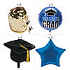 Blue Graduation Congrats Grad Balloon Bouquet Kit - 14 Pc. Image 1