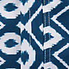 Blue Ikat Outdoor Tablecloth With Zipper 60X84 Image 2