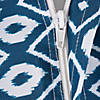 Blue Ikat Outdoor Tablecloth With Zipper 60X84 Image 4