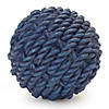 Blue Rope Orb Filler Decor (Set Of 12) 4"D Resin Image 2