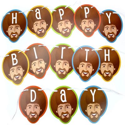 Bob Ross Friends Birthday Party Supplies Pack  66 Pieces  Serves 8 Guests Image 3