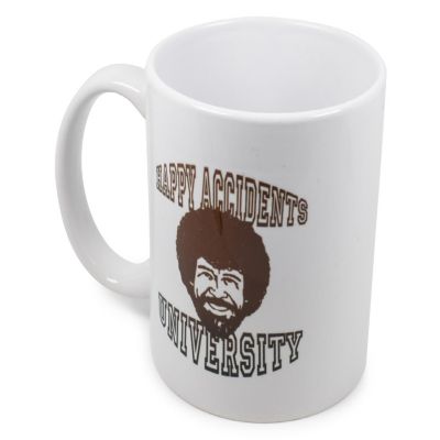 Bob Ross "Happy Accidents University" Ceramic Mug  Holds 11 Ounces Image 1