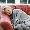 Bouncyband Soft Fleece Weighted 10lb Medium Sensory Blanket for Kids, 65" x 45" Image 2
