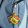 Brag Tag Backpack Clip Keychains - 12 Pc. Image 1