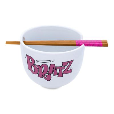 Bratz 20-Ounce Ceramic Ramen Bowl and Chopstick Set Image 1