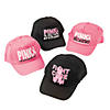 Breast Cancer Awareness Baseball Hat Assortment - 12 Pc. Image 1
