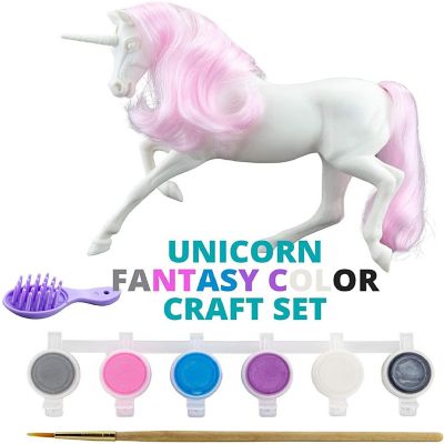 Breyer Unicorn Paint & Play 1:12 Scale Model Horse Image 1