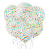 Bright Confetti 12" Latex Balloons - 6 Pc. Image 1