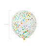 Bright Confetti 12" Latex Balloons - 6 Pc. Image 1