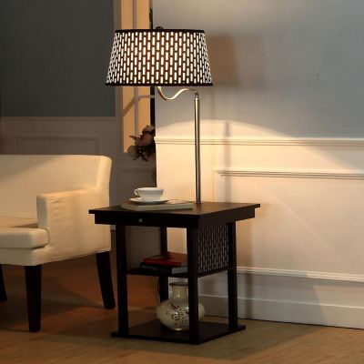 BRIGHTECH 56" MADISON WITH WHITE SHADE TABLE LAMP Image 1
