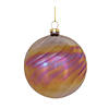 Bronze Irredescent Glass Swirl Ornament (Set Of 6) 4.75"H, 7"H Image 3