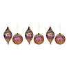 Bronze Irredescent Glass Swirl Ornament (Set Of 6) 4.75"H, 7"H Image 4