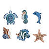 Bucilla Felt Ornaments Applique Kit Set Of 6-Under The Sea Image 2