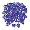 Bulk 100 Pc. Diamond-Shaped Purple Gems Image 1