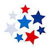 Bulk 100 Pc. Patriotic Stars Self-Adhesive Felt Shapes Image 2