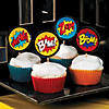 Bulk  100 Pc. Superhero Cupcake Liners with Picks Image 1
