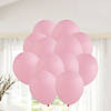 Bulk 100 Pc. Tuftex Matte Baby Pink 11" Natural Latex Balloons Image 2