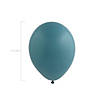 Bulk 100 Pc. Tuftex Matte Blue Slate 11" Natural Latex Balloons Image 1