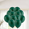 Bulk 100 Pc. Tuftex Matte Evergreen 11" Natural Latex Balloons Image 2