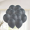 Bulk 100 Pc. Tuftex Matte Gray Smoke 11" Natural Latex Balloons Image 2