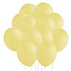 Bulk 100 Pc. Tuftex Matte Lemonade 11" Natural Latex Balloons Image 1