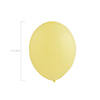 Bulk 100 Pc. Tuftex Matte Lemonade 11" Natural Latex Balloons Image 1