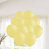 Bulk 100 Pc. Tuftex Matte Lemonade 11" Natural Latex Balloons Image 2