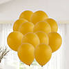 Bulk 100 Pc. Tuftex Matte Mustard 11" Natural Latex Balloons Image 2