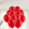 Bulk 100 Pc. Tuftex Matte Red 11" Natural Latex Balloons Image 2
