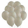 Bulk 100 Pc. Tuftex Matte Stone 11" Natural Latex Balloons Image 1