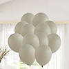 Bulk 100 Pc. Tuftex Matte Stone 11" Natural Latex Balloons Image 2