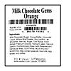 Bulk 1088 Pc. Orange Milk Chocolate Gems Image 2