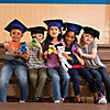 Bulk 12 Pc. Kids' Blue Felt Elementary School Graduation Mortarboard Hats Image 3