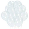 Bulk  144 Pc. Diamond Clear 11" Latex Balloons Image 1