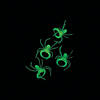 Bulk 144 Pc. Glow-in-the-Dark Plastic Spider Rings Image 1